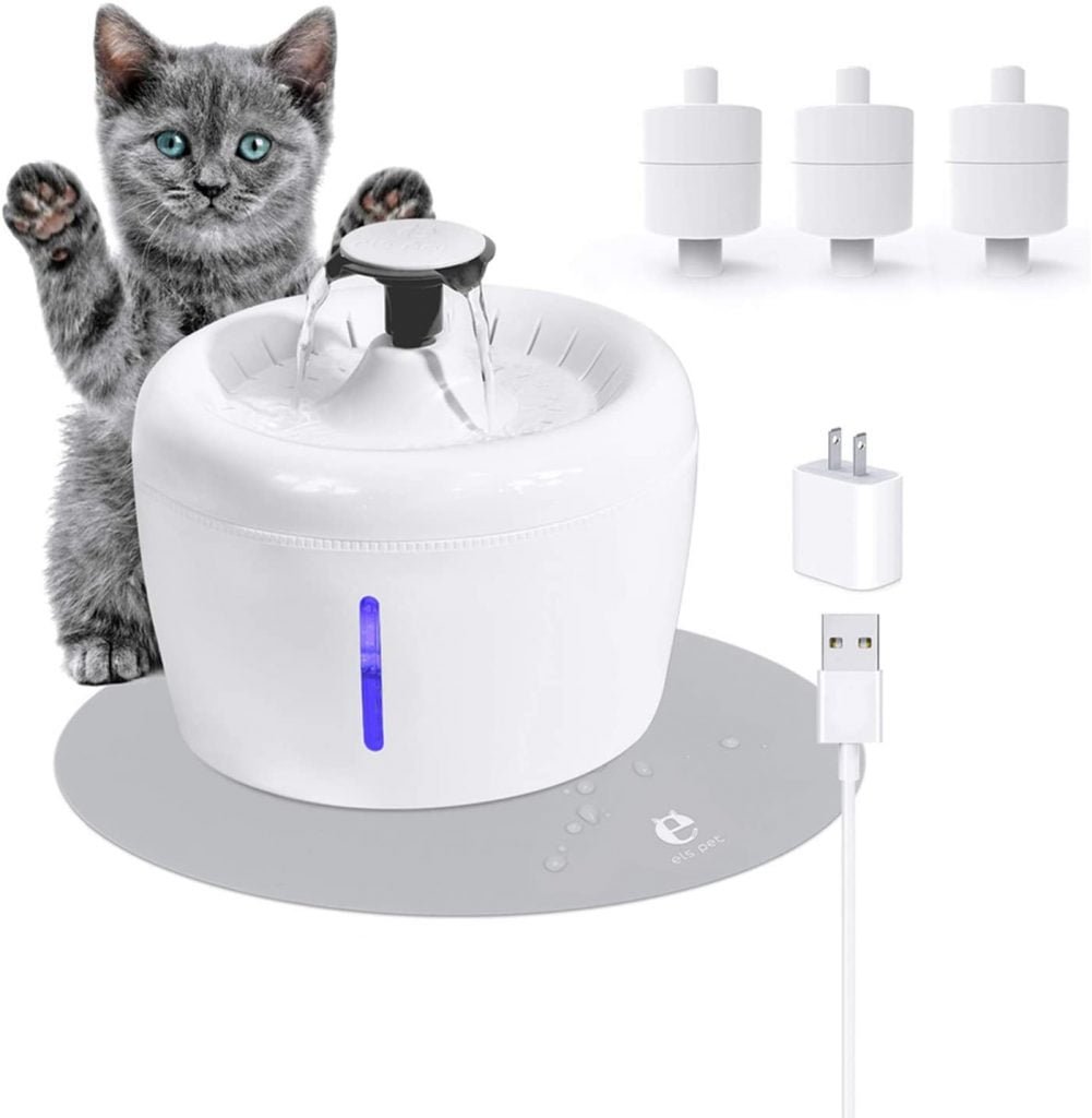 Dispensador de agua para gatos de 2.5 litros