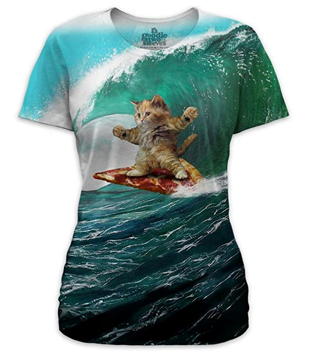 Goodie Two Sleeves Surf Multi Camiseta para Mujer