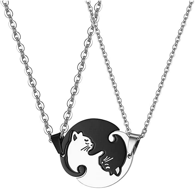 collar gatos enamorado