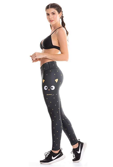 leggings de gato ajustados para mujer