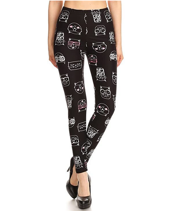 Leggings de gato para mujer