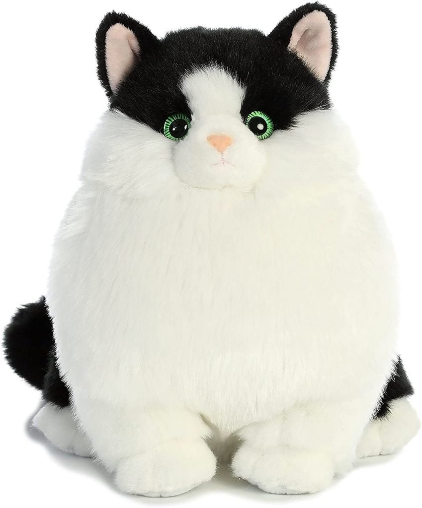peluche de gato gordo