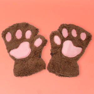 Guantes de Garra de Gato de Peluche
