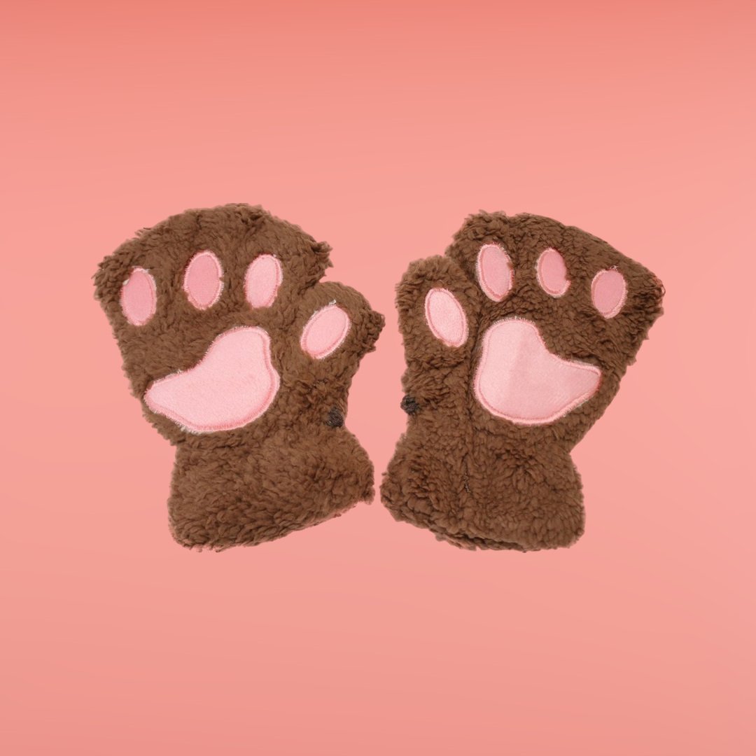 Guantes de Garra de Gato de Peluche - Imagen 2