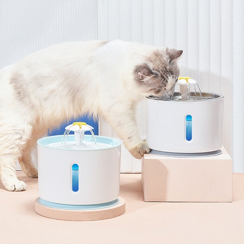 Fuente de Agua USB para Gatos, 2,4 Litros - Imagen 2