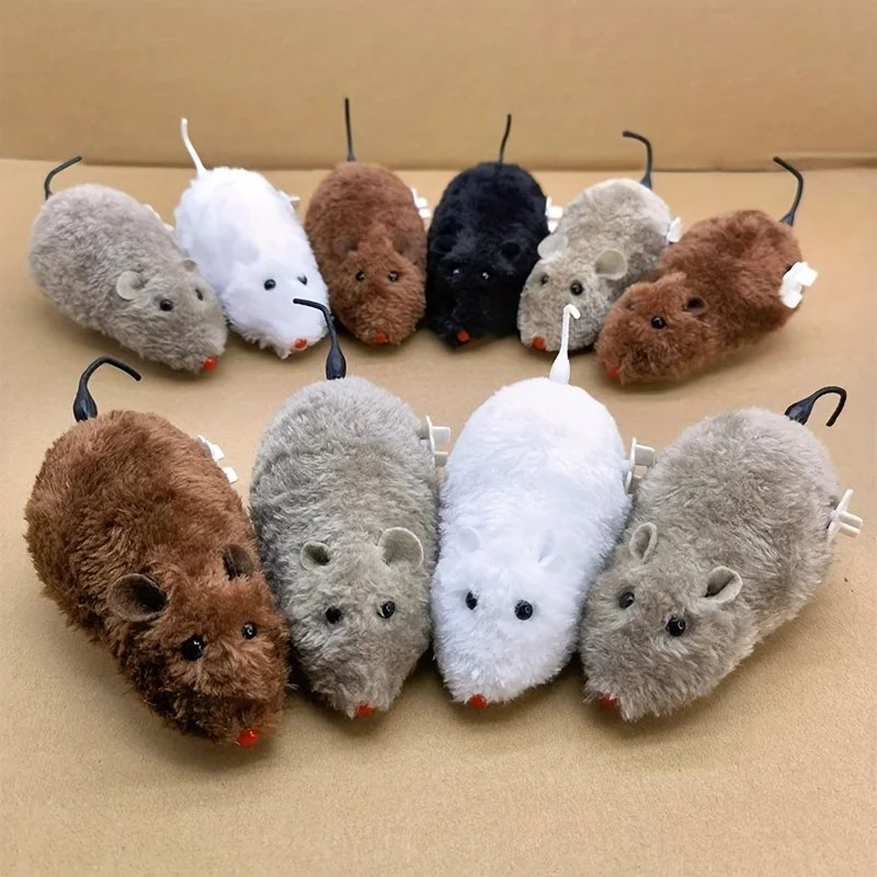 Ratón Mecánico de Peluche que se Mueve Solo - Imagen 2