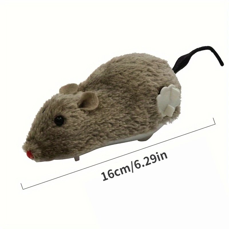 Ratón Mecánico de Peluche que se Mueve Solo - Imagen 4