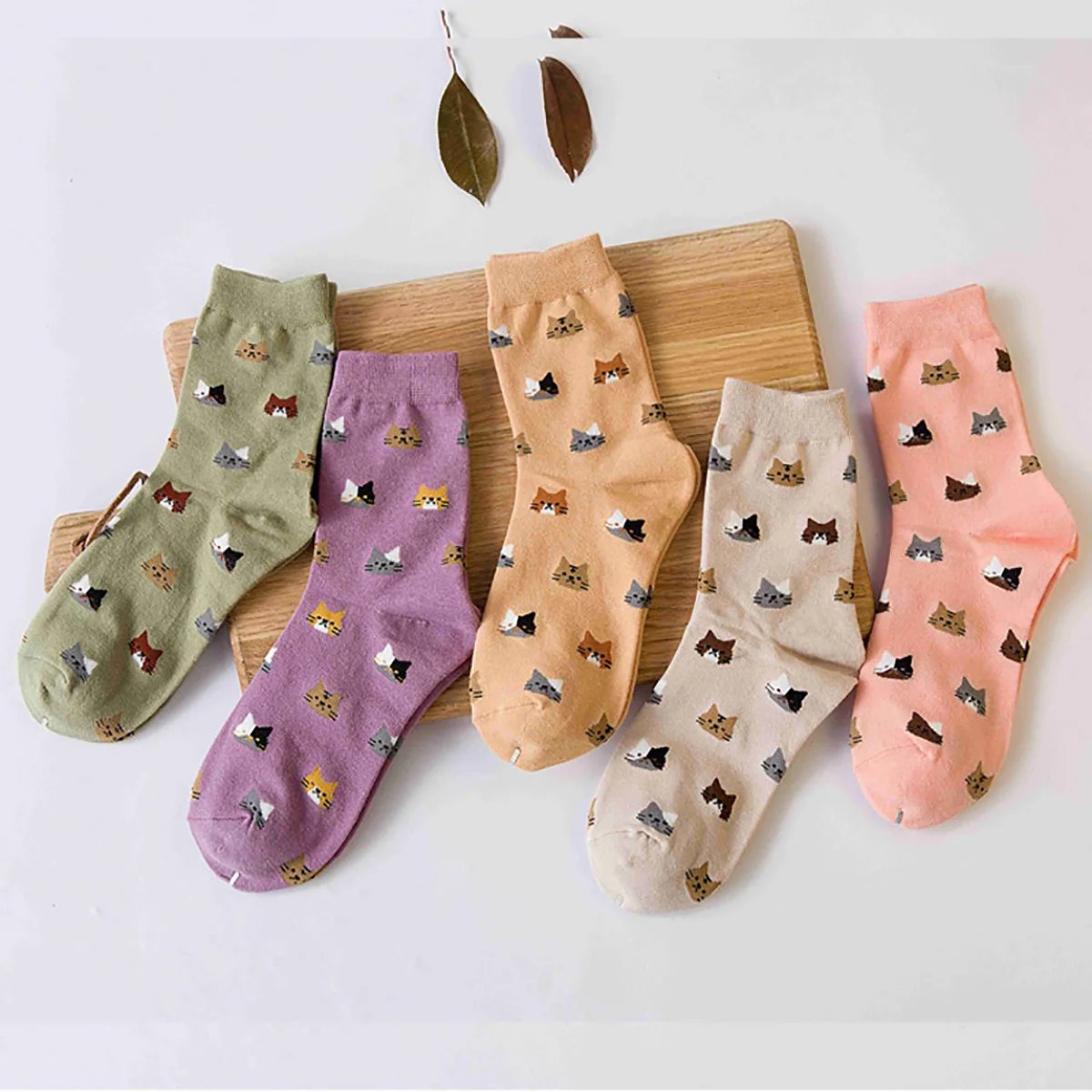 Calcetines con Gatitos, 5 Pares - Imagen 2
