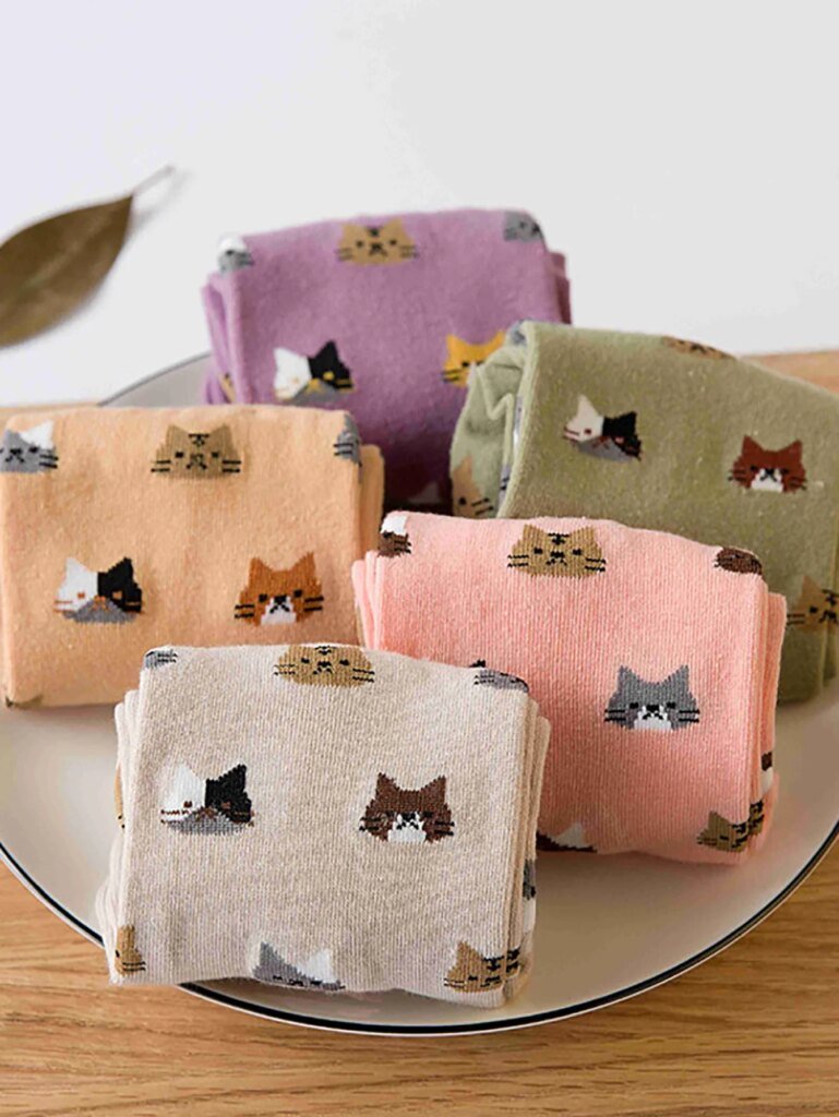 Calcetines con Gatitos, 5 Pares - Imagen 6